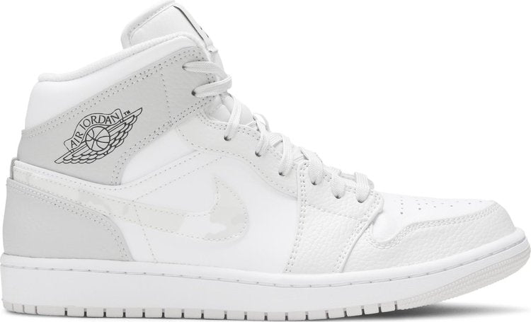 Nike Air Jordan 1 Mid 'Swoosh Logo - Grey Camo'