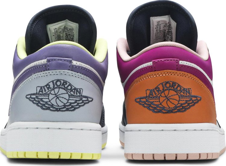 Nike Air Jordan 1 Low SE 'Mismatched - Purple Magenta'