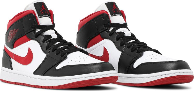 Nike Air Jordan 1 Mid 'Black Gym Red'